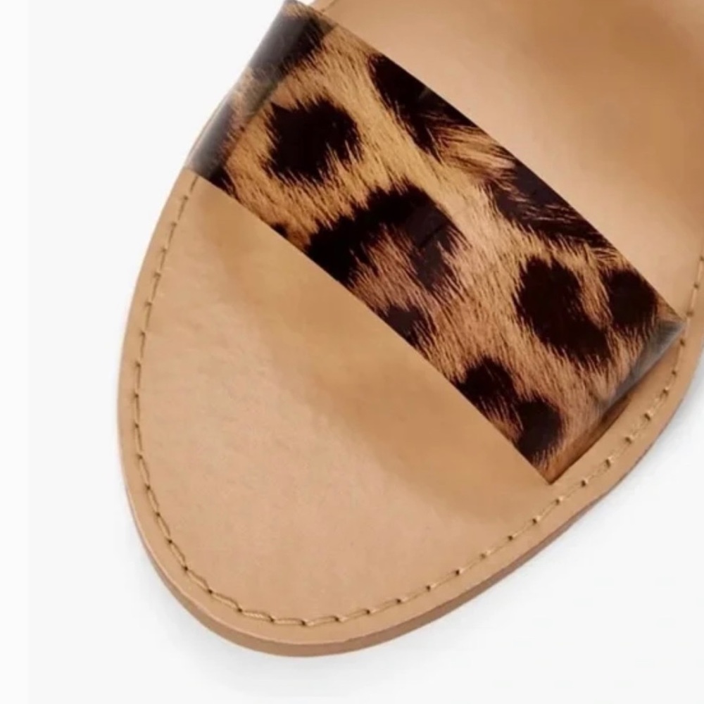 Leopard Sandals